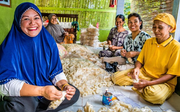 Kredite für Frauen mit niedrigem Einkommen im ländlichen Indonesien